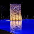 Hotelpool by night