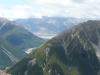 Blick beim Aufstieg Richtung Christchurch