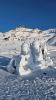 Schneeskulptur